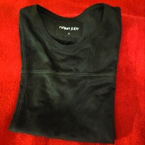 Nana Judy Black Short Sleeve T Shirt Men's Size Small